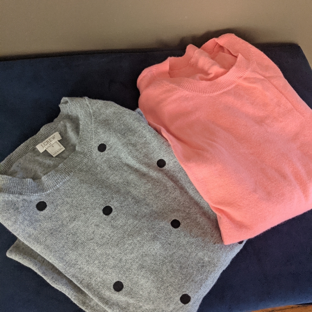 Two small J. Crew factory sweaters